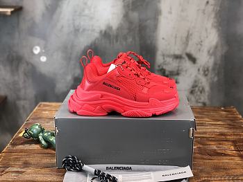 Balenciaga Triple S Sneaker Full Red