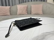 Lady Dior Top Handle Drawstring Mini Bag Black 19x13x5 cm - 2