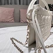 Lady Dior Top Handle Drawstring Mini Bag Latte 19x13x5 cm - 2