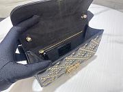 Christian Dior Dioraddict Flap Bag Cannage Studded Leather Black - 4