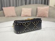 Dior Caro Small Bag Black Lucky Star Cannage Lambskin size 20x12x7 cm - 6
