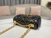 Dior Caro Small Bag Black Lucky Star Cannage Lambskin size 20x12x7 cm - 5