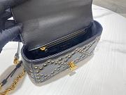 Dior Caro Small Bag Black Lucky Star Cannage Lambskin size 20x12x7 cm - 3