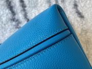 Hermes 24/24 - 21 Bag Blue Evercolor & Swift Calfskin size 21x13x7 cm - 6
