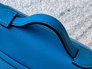 Hermes 24/24 - 21 Bag Blue Evercolor & Swift Calfskin size 21x13x7 cm - 5