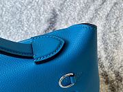 Hermes 24/24 - 21 Bag Blue Evercolor & Swift Calfskin size 21x13x7 cm - 4