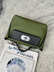 Hermes 24/24 - 21 Bag Khaki Evercolor & Swift Calfskin size 21x13x7 cm - 4