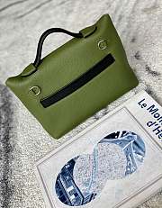 Hermes 24/24 - 21 Bag Khaki Evercolor & Swift Calfskin size 21x13x7 cm - 3