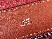 Hermes 24/24 - 21 Bag Red Evercolor & Swift Calfskin size 21x13x7 cm - 6
