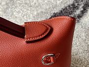 Hermes 24/24 - 21 Bag Red Evercolor & Swift Calfskin size 21x13x7 cm - 5