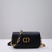 Dior 30 Montaigne Avenue Bag Black Box Calfskin 22.5x12.5x6.5 cm - 1