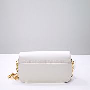 Dior 30 Montaigne Avenue Bag White Box Calfskin 22.5x12.5x6.5 cm - 6
