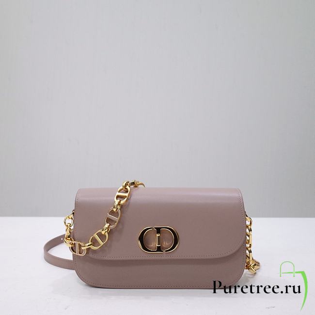 Dior 30 Montaigne Avenue Bag Dusty Pink Box Calfskin 22.5x12.5x6.5 cm - 1