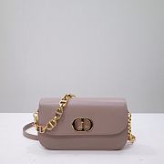 Dior 30 Montaigne Avenue Bag Dusty Pink Box Calfskin 22.5x12.5x6.5 cm - 1