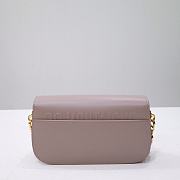 Dior 30 Montaigne Avenue Bag Dusty Pink Box Calfskin 22.5x12.5x6.5 cm - 5