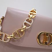 Dior 30 Montaigne Avenue Bag Dusty Pink Box Calfskin 22.5x12.5x6.5 cm - 6