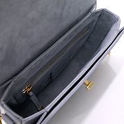 Dior 30 Montaigne Avenue Bag Cloud Blue Box Calfskin 22.5x12.5x6.5 cm - 4