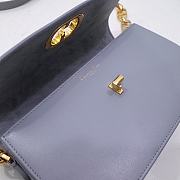 Dior 30 Montaigne Avenue Bag Cloud Blue Box Calfskin 22.5x12.5x6.5 cm - 3