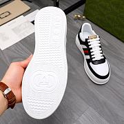 Gucci Screener Sneaker Black Leather - 6