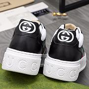 Gucci Screener Sneaker Black Leather - 4