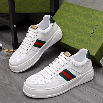 Gucci Screener Sneaker White Leather