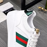 Gucci Screener Sneaker White Leather - 6