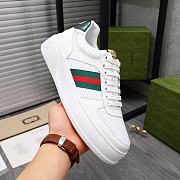 Gucci Screener Sneaker White Leather - 3