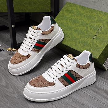 Gucci Screener Sneaker Beige/Ebony GG Supreme Canvas