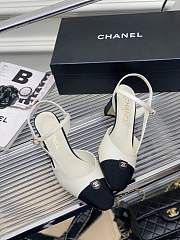 Chanel Slingback Pump White - 4