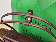 Bottega Veneta Small Arco Burgundy Leather Size 33 x 21 x 9 cm - 6