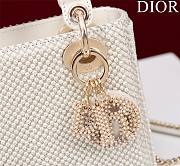 Dior Mini Lady Bag White Size 17 x 15 x 7cm - 5
