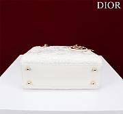 Dior Small Lady My Abcdior Bag Latte Lambskin with Ornamental Motif - 2