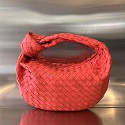 Bottega Veneta Mini Ladies Jodie Hobo Woven Bag Red 23x28x8 cm - 1