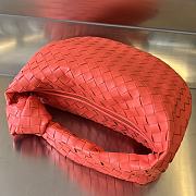 Bottega Veneta Mini Ladies Jodie Hobo Woven Bag Red 23x28x8 cm - 6