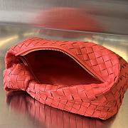 Bottega Veneta Mini Ladies Jodie Hobo Woven Bag Red 23x28x8 cm - 4