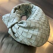 Bottega Veneta Mini Ladies Jodie Hobo Woven Bag Sage Green 23x28x8 cm - 4