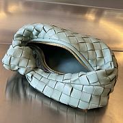 Bottega Veneta Mini Ladies Jodie Hobo Woven Bag Sage Green 23x28x8 cm - 3
