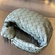 Bottega Veneta Mini Ladies Jodie Hobo Woven Bag Sage Green 23x28x8 cm - 2