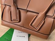 Bottega Veneta Mini Arco Brown Leather with Strap 29x16x6 cm - 2