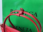 Bottega Veneta Mini Arco Red Leather with Strap 29x16x6 cm - 6