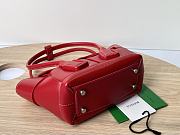 Bottega Veneta Mini Arco Red Leather with Strap 29x16x6 cm - 5