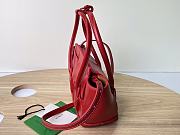 Bottega Veneta Mini Arco Red Leather with Strap 29x16x6 cm - 3