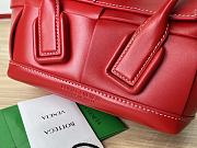 Bottega Veneta Mini Arco Red Leather with Strap 29x16x6 cm - 2