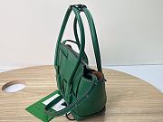 Bottega Veneta Mini Arco Green Leather with Strap 29x16x6 cm - 5