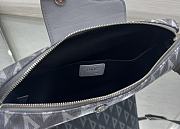 Dior Lingot Messenger Bag Dior Gray CD Diamond Canvas 29.5x21.5x7 cm - 2