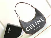 Celine Ava Bag In Textile With Celine & Calfskin Grey/Beige - 1