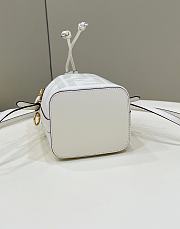 Fendi Mon Tresor White FF Canvas Mini Bag size 12x18x10 cm - 4