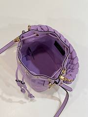 Fendi Mon Tresor Purple FF Canvas Mini Bag size 12x18x10 cm - 6