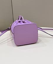 Fendi Mon Tresor Purple FF Canvas Mini Bag size 12x18x10 cm - 5
