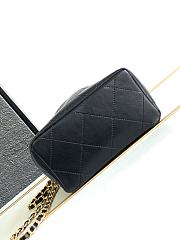 Chanel Small Bucket Bag Black Lambskin, Resin & Gold-Tone Metal - 5